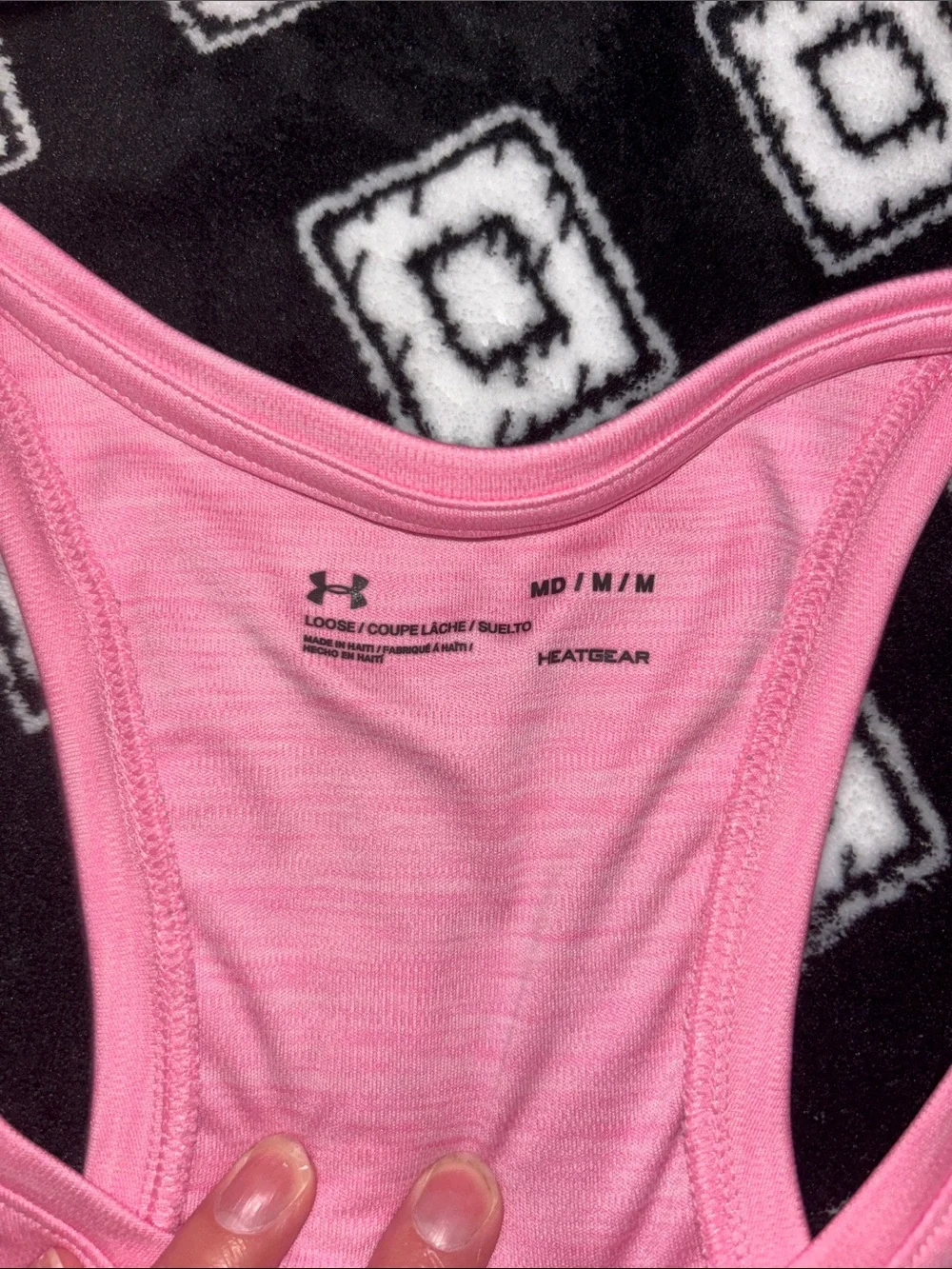 Under Armour Pink Racerback Athletic Tank - Picture 2 of 3